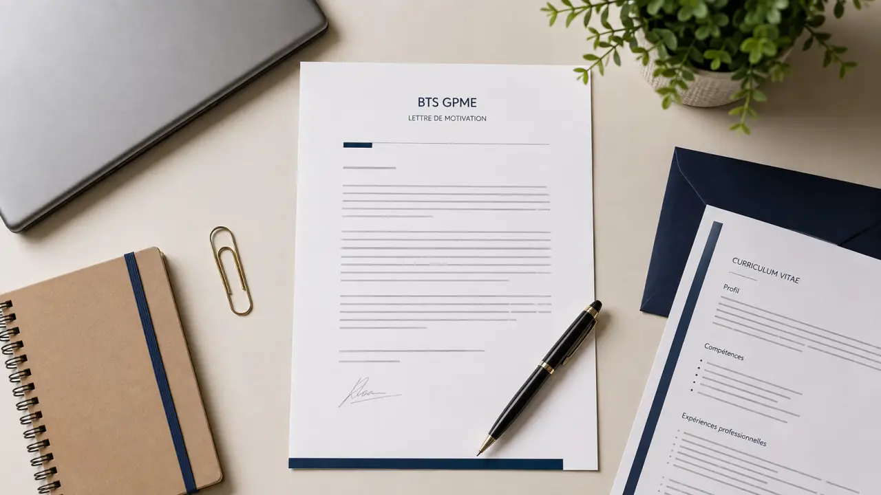 BTS GPME : une lettre de motivation claire, personnalisée et sans faute fait la différence